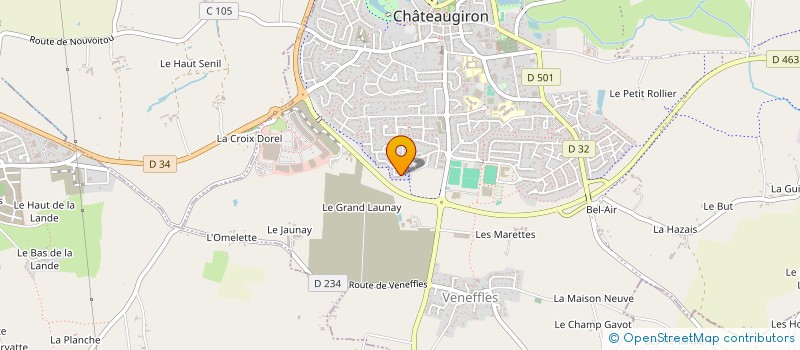 localisation de l'entreprise MADAME KAREN TOUIN à CHATEAUGIRON