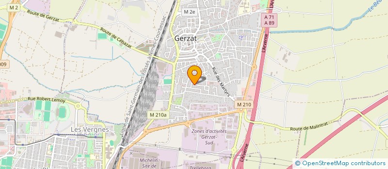 localisation de l'entreprise MADAME KAREN TRESPEUCH  GERZAT