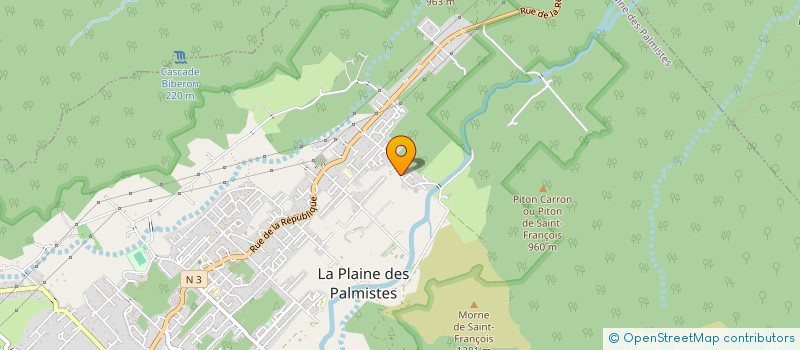 localisation de l'entreprise MADAME KAREN TURPIN à LA PLAINE-DES-PALMISTES