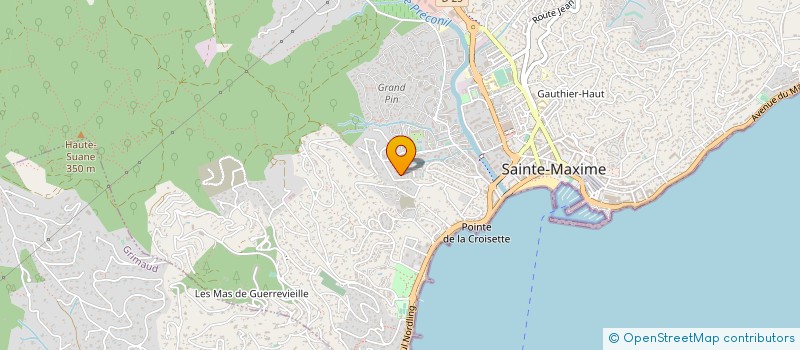 localisation de l'entreprise MADAME KAREN VERMAAK à SAINTE-MAXIME