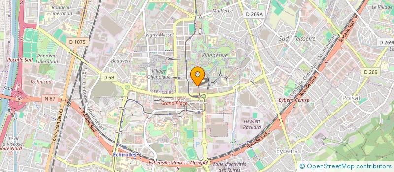 localisation de l'entreprise MADAME KAREN VIGNOT  GRENOBLE