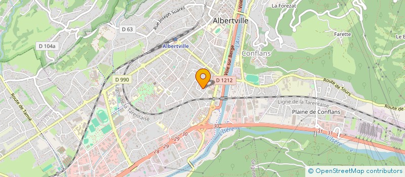 localisation de l'entreprise MADAME KAREN VORON  VENTHON