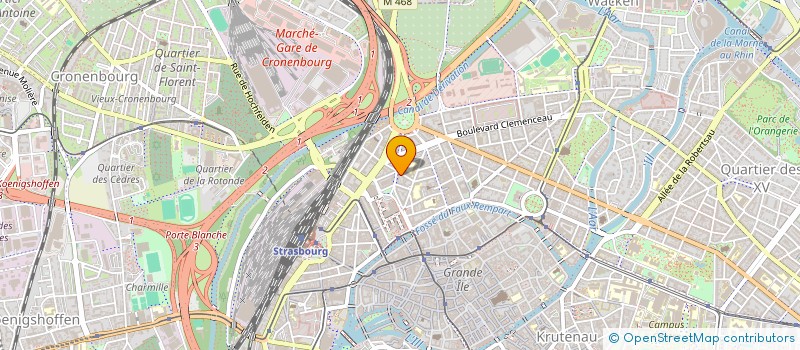 localisation de l'entreprise MADAME KARENA BELLAHCENE  STRASBOURG