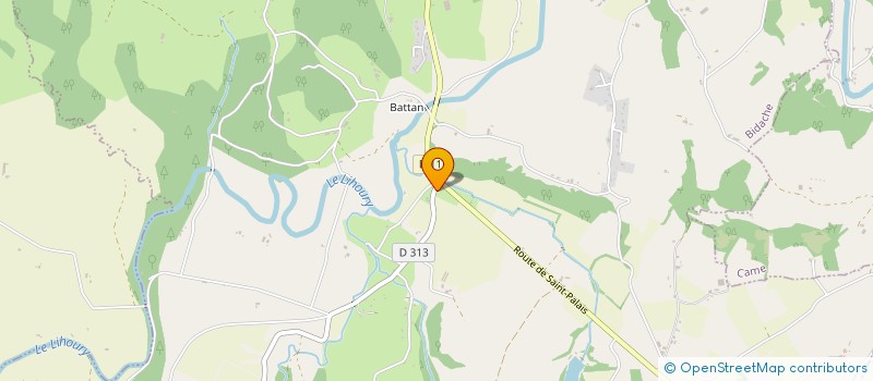 localisation de l'entreprise MADAME KARENE BEAUCHAMPS  BIDACHE