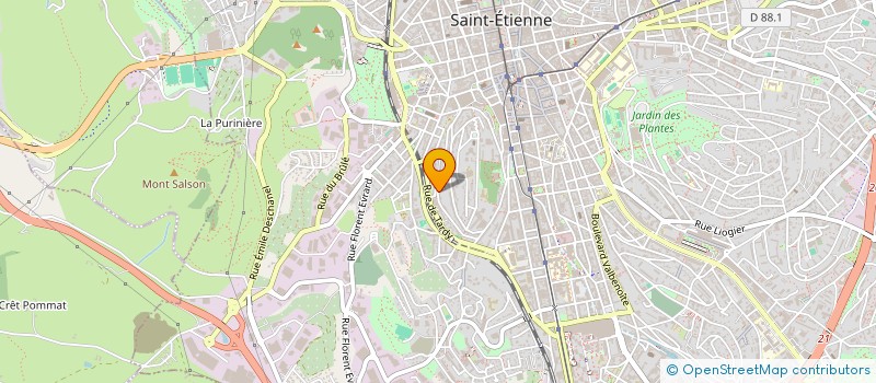 localisation de l'entreprise MADAME KARENE SOUVENIR  SAINT-ETIENNE