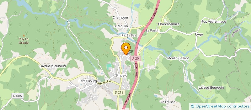 localisation de l'entreprise MADAME KARENE THOMAS à RAZES