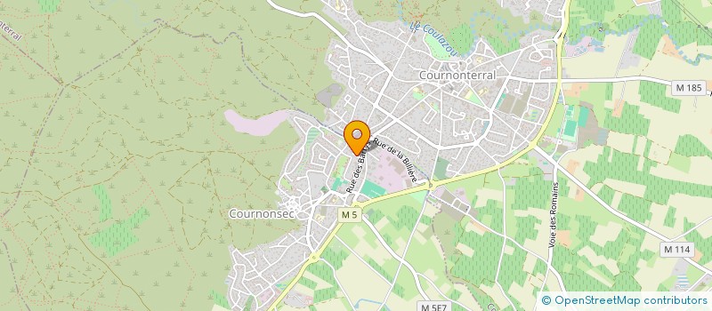 localisation de l'entreprise MADAME KARENNE SARAIVA  COURNONSEC