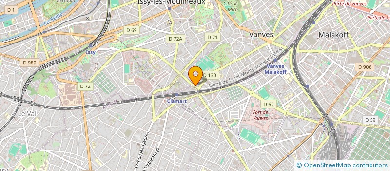 localisation de l'entreprise MADAME KARIDJA BAMBA  VANVES