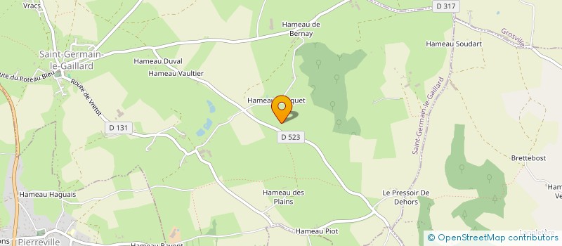 localisation de l'entreprise MADAME KARIE BOIDET à SAINT-GERMAIN-LE-GAILLARD