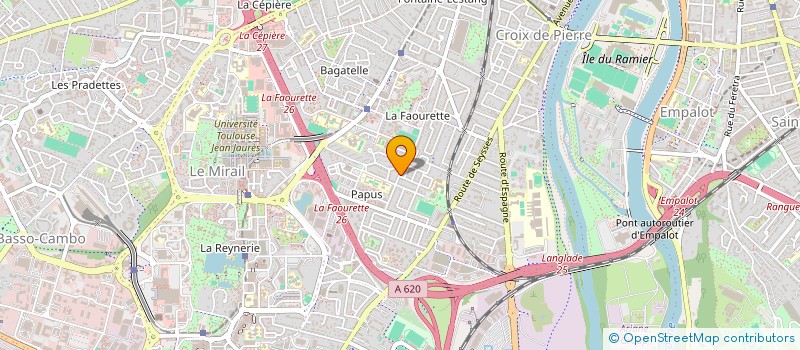 localisation de l'entreprise MADAME KARIMA AARAB  TOULOUSE