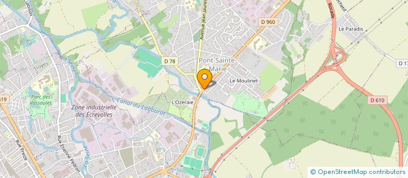 localisation de l'entreprise MADAME KARIMA ABDALLAH  PONT-SAINTE-MARIE