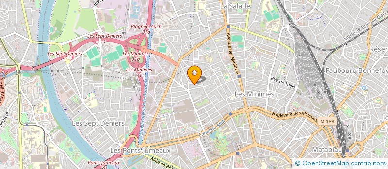 localisation de l'entreprise MADAME KARIMA ABDERRAHMANE à TOULOUSE