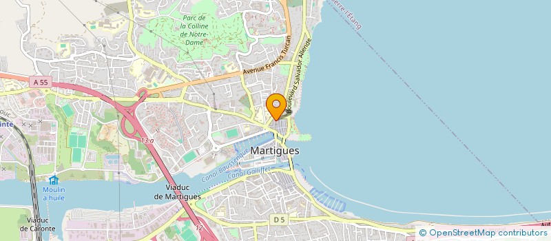 localisation de l'entreprise MADAME KARIMA AISSAOUI  MARTIGUES