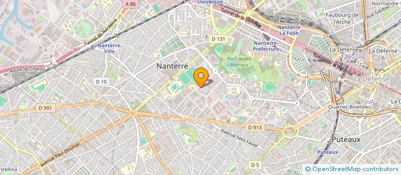 localisation de l'entreprise MADAME KARIMA AIT CADI à NANTERRE