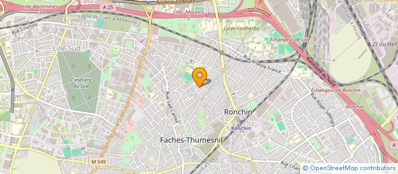 localisation de l'entreprise MADAME KARIMA AIT-OUAHMAN  LILLE