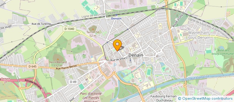 localisation de l'entreprise MADAME KARIMA AMASROUH  DENAIN