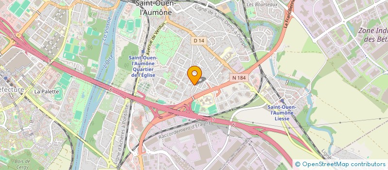 localisation de l'entreprise MADAME KARIMA AMMAM à SAINT-OUEN-L'AUMONE
