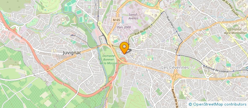 localisation de l'entreprise MADAME KARIMA ANNIOUI à MONTPELLIER