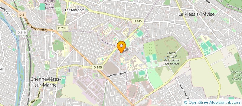 localisation de l'entreprise MADAME KARIMA AREZKI  CHENNEVIERES-SUR-MARNE