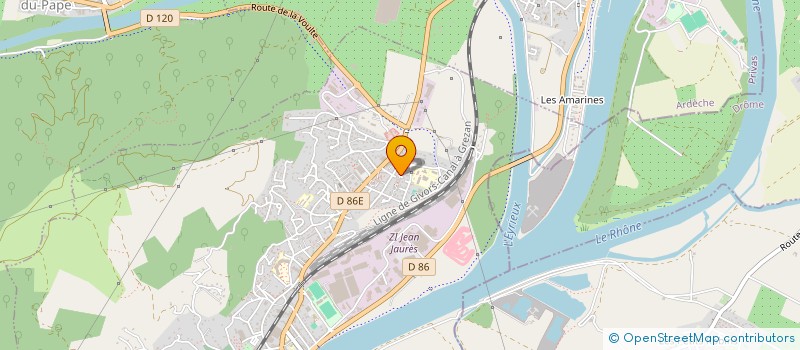 localisation de l'entreprise MADAME KARIMA ARIF à LA VOULTE-SUR-RHONE