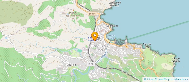 localisation de l'entreprise MADAME KARIMA AZZAZ  BANYULS-SUR-MER