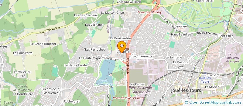 localisation de l'entreprise MADAME KARIMA BAKELLA  JOUE-LES-TOURS