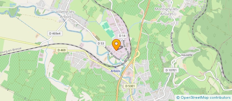 localisation de l'entreprise MADAME KARIMA BELHASSEN  ARBOIS