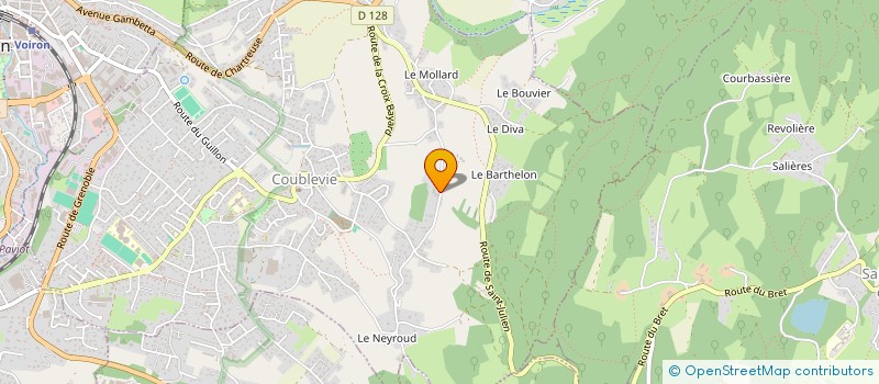 localisation de l'entreprise MADAME KARIMA BELKACEM  COUBLEVIE