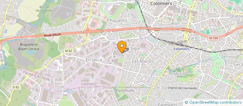 localisation de l'entreprise MADAME KARIMA BELMAHJOUB à COLOMIERS
