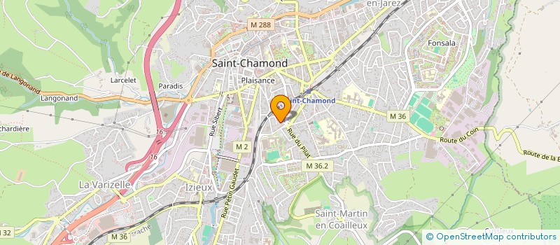 localisation de l'entreprise MADAME KARIMA BENAMROUCHE à SAINT-CHAMOND