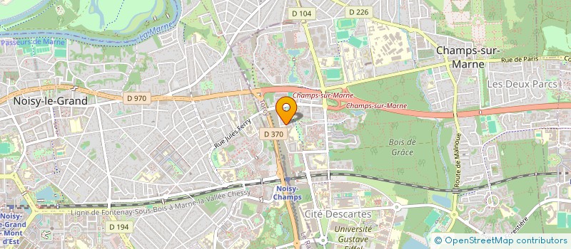 localisation de l'entreprise MADAME KARIMA BENAMSILI  CHAMPS-SUR-MARNE