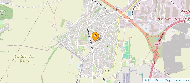 localisation de l'entreprise MADAME KARIMA BENANI à CORBAS