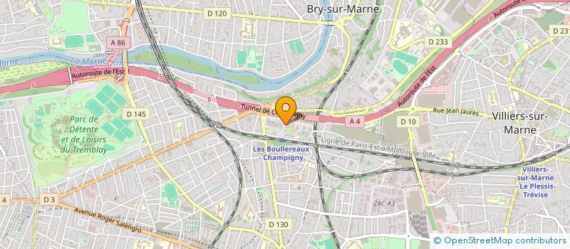 localisation de l'entreprise MADAME KARIMA BENCHIKH à CHAMPIGNY-SUR-MARNE