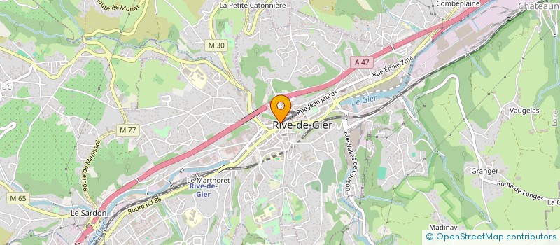 localisation de l'entreprise MADAME KARIMA BENCHIKHA à RIVE-DE-GIER