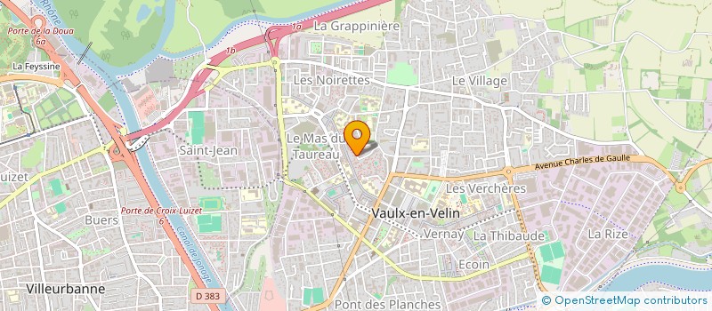 localisation de l'entreprise MADAME KARIMA BENKHELIL  VAULX-EN-VELIN