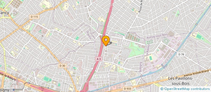 localisation de l'entreprise MADAME KARIMA BENMESSAOUD  BONDY