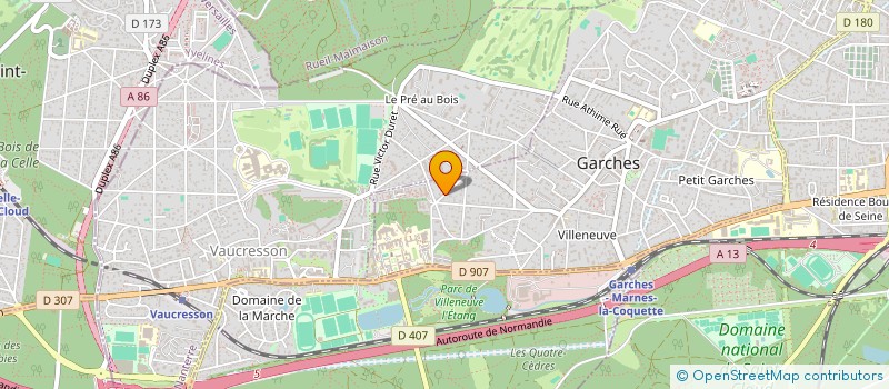 localisation de l'entreprise MADAME KARIMA BENTTOUMI à GARCHES