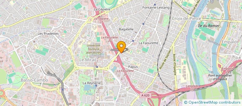 localisation de l'entreprise MADAME KARIMA BOUKHEZAR  TOULOUSE