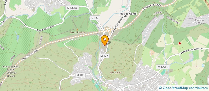 localisation de l'entreprise MADAME KARIMA BOULAARASI  GRABELS