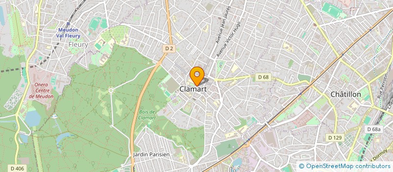 localisation de l'entreprise MADAME KARIMA BOUNAGA à CLAMART