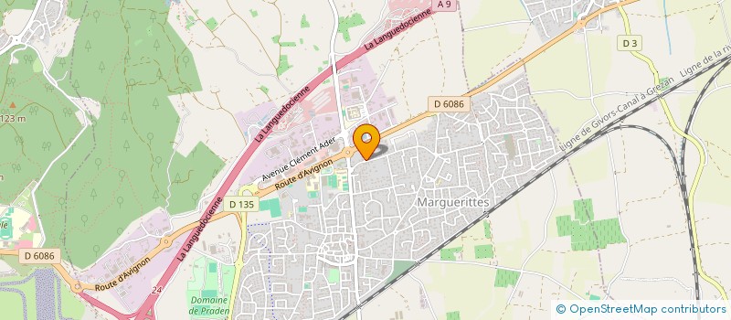 localisation de l'entreprise MADAME KARIMA BOUZOUINA  MARGUERITTES