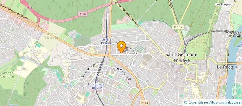 localisation de l'entreprise MADAME KARIMA BRIK à SAINT-GERMAIN-EN-LAYE