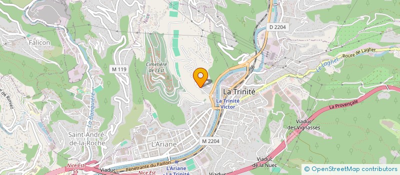 localisation de l'entreprise MADAME KARIMA CHERIF  NICE