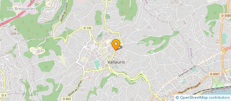 localisation de l'entreprise MADAME KARIMA CHERIF à VALLAURIS