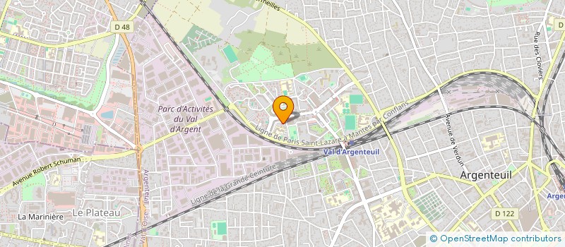 localisation de l'entreprise MADAME KARIMA DEBOUNI  ARGENTEUIL