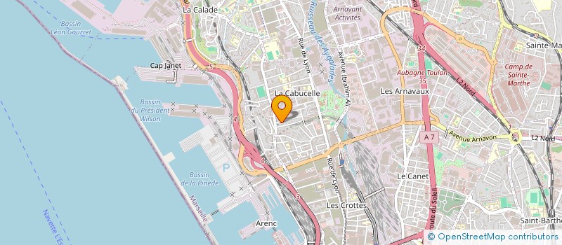 localisation de l'entreprise MADAME KARIMA DJAHEL à MARSEILLE