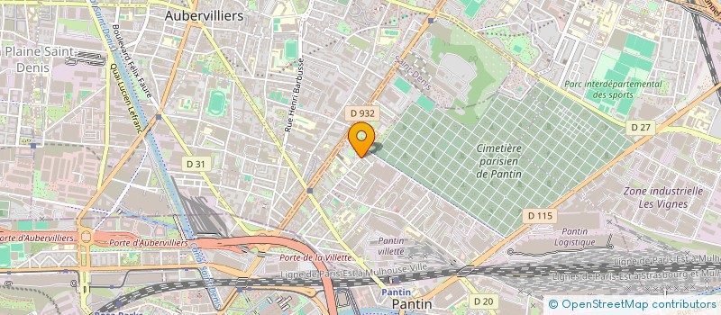 localisation de l'entreprise MADAME KARIMA DJELLAL  PANTIN