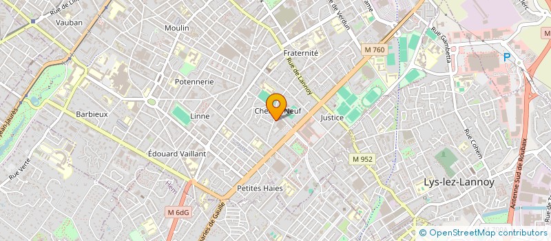 localisation de l'entreprise MADAME KARIMA DJERANE à ROUBAIX