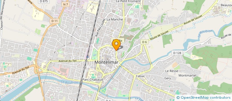 localisation de l'entreprise MADAME KARIMA DOURAR  MONTELIMAR