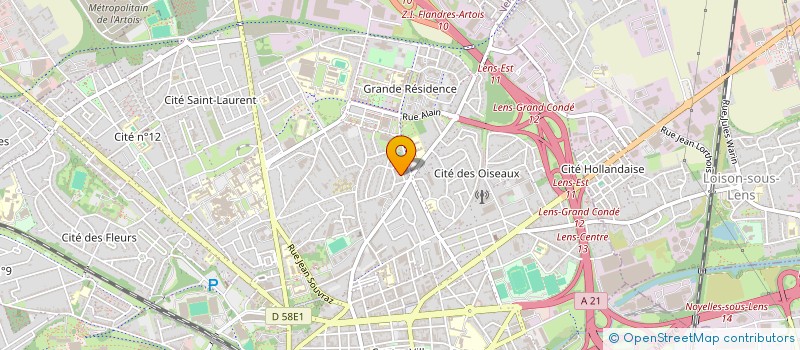 localisation de l'entreprise MADAME KARIMA DUQUESNE  LENS